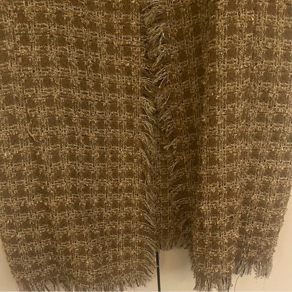 House of Harlow 1960 Knit Shimmer Tweed Pattern Long Duster - Picture 8 of 9